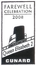 Farewell Celebration 2008 Logo Queen Elizabeth 2
