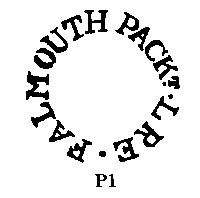 Falmouth Packet cancel, Robertson type P1