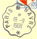French Courrier Convoyeur TPO postmark 