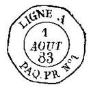 LIGNE A type in use 1879 - 1890
