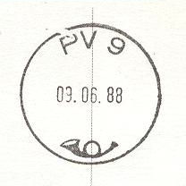Fig. 11: HELSINKI - KUOPIO route 9 TPO mark 