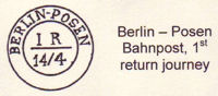 2. Berlin Bahnpost mark