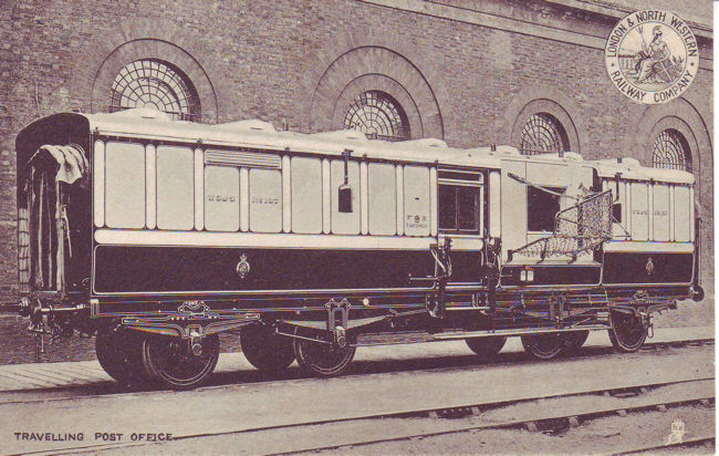 Early GB TPO rail wagon 