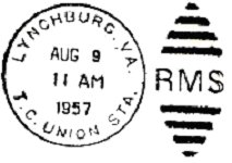 Transfer Clerk RPO cancel at the Union Station, Lynchburg, Virginia